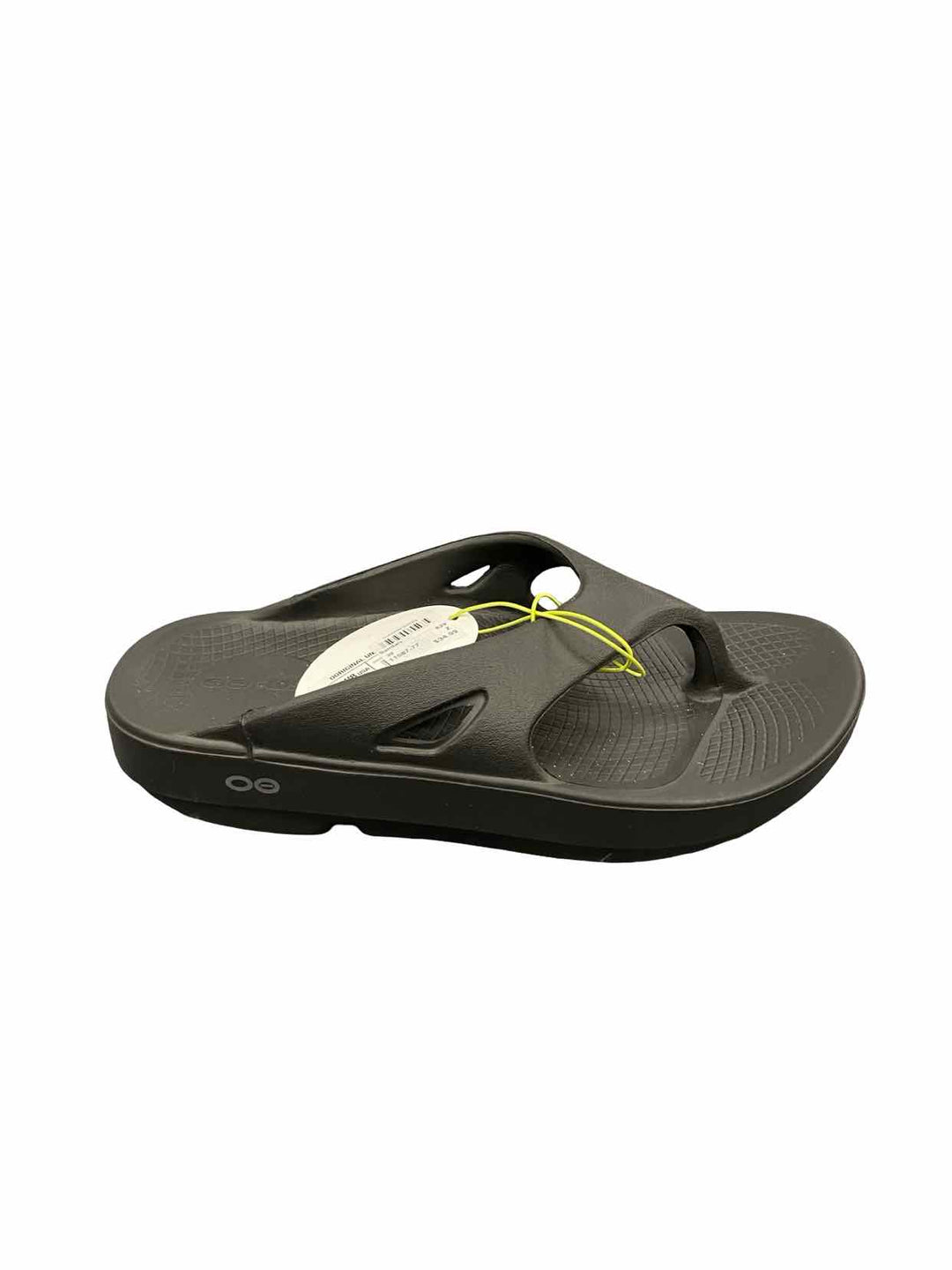 Oofos Shoe Size 39 Black OOriginal Recovery Flip flop NWT Sandals