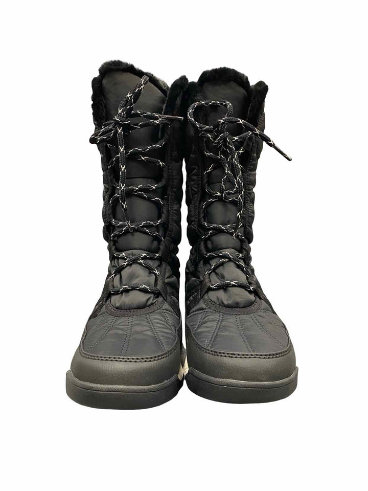 Sorel Shoe Size 9 Black Waterproof Whitney II Tall Lace Boots(knee)