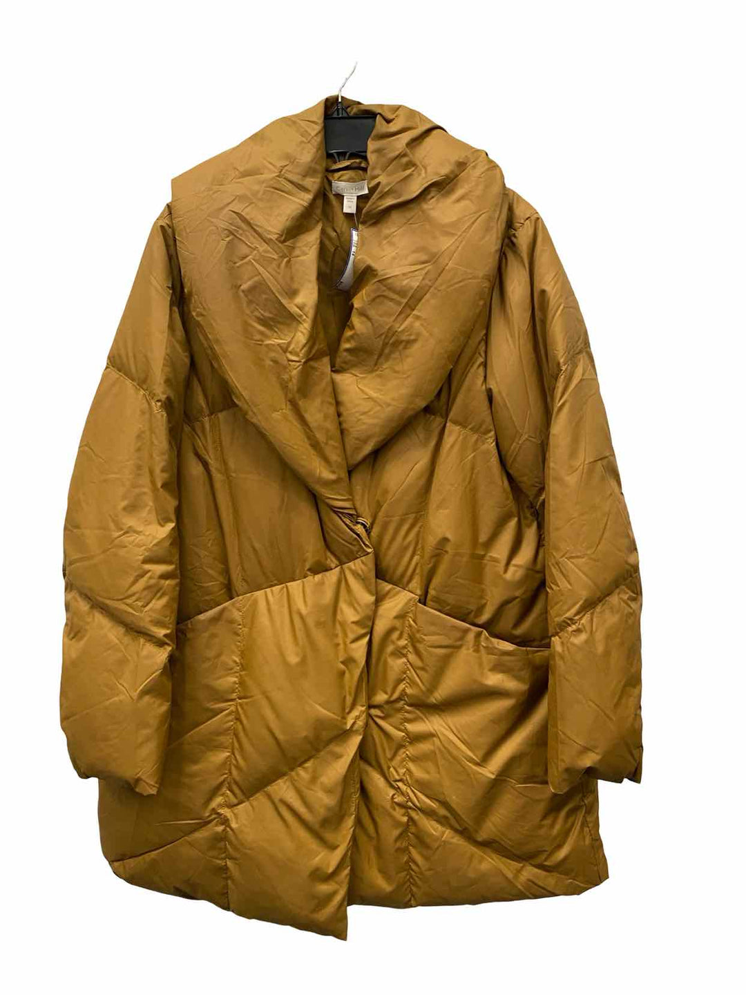 Garnet Hill Size 14 Brown Puffer Coat(Long)