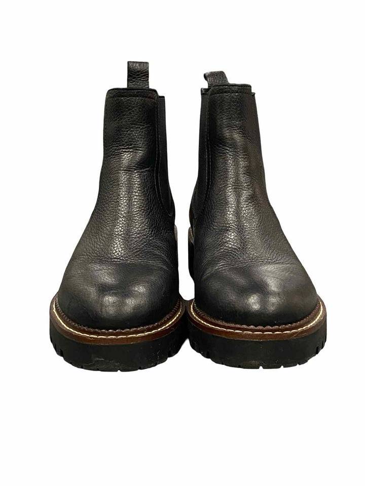 Caslon Shoe Size 7 Black Leather Chelsea Boots(Ankle)