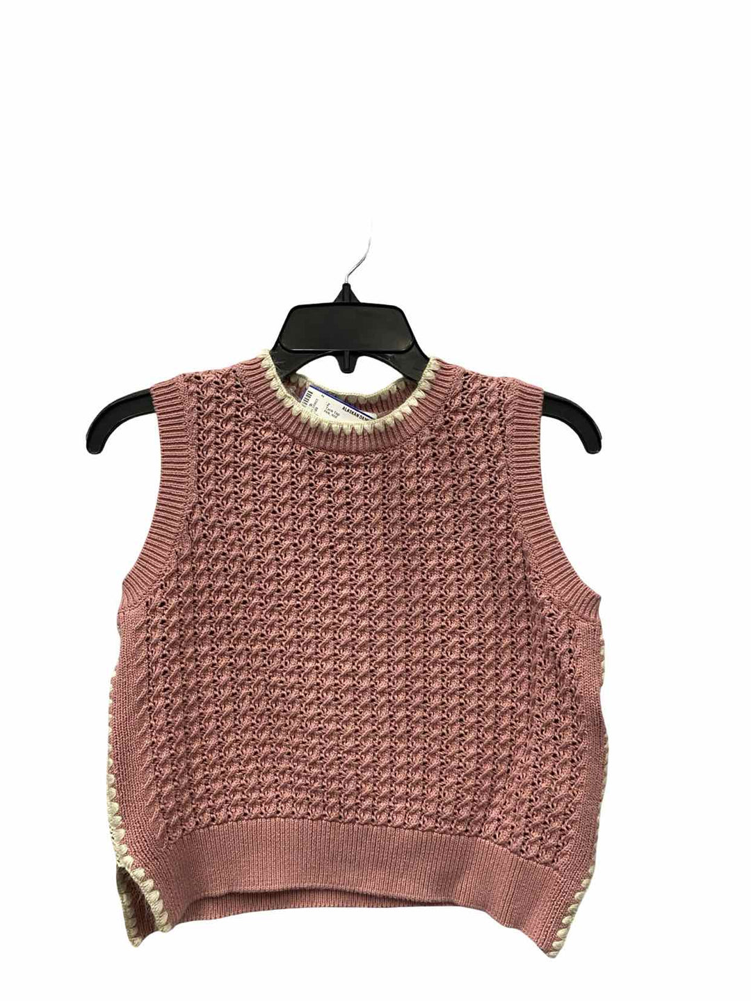 Varley Size S Pink Knit Tank Top