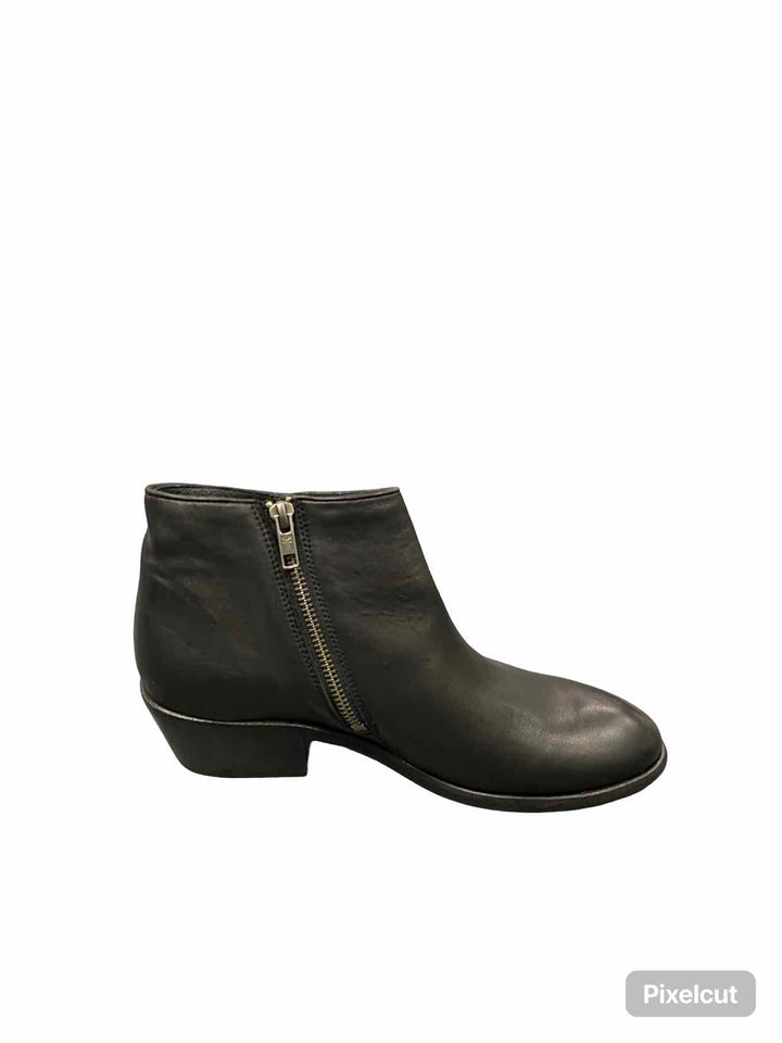 Frye Shoe Size 8 Black Carson Piping Bootie Boots(Ankle)