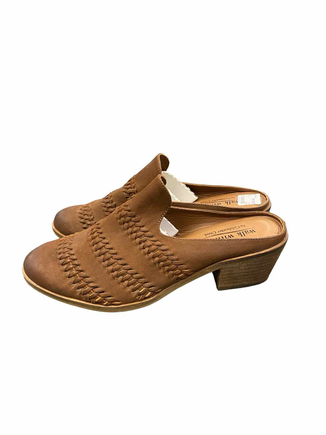 Coldwater Creek Shoe Size 9.5 Brown Walk With Me Mules Heels