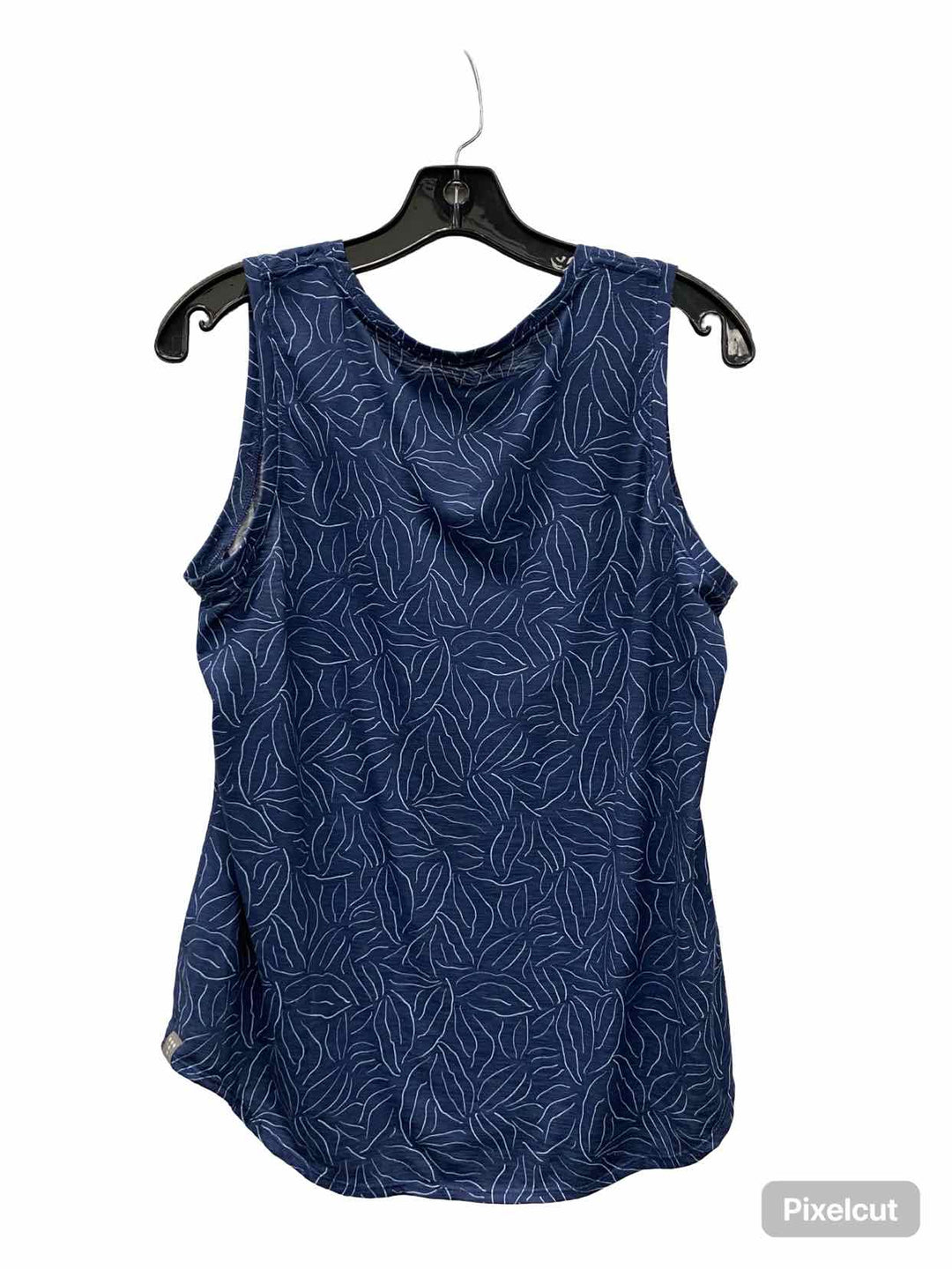 Title Nine Size M Blue Print Tank Top