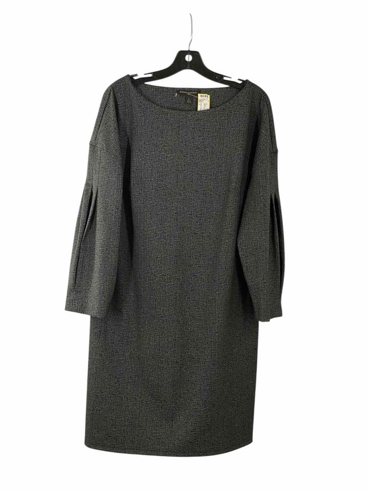 Banana Republic Size L Black Gray Dress