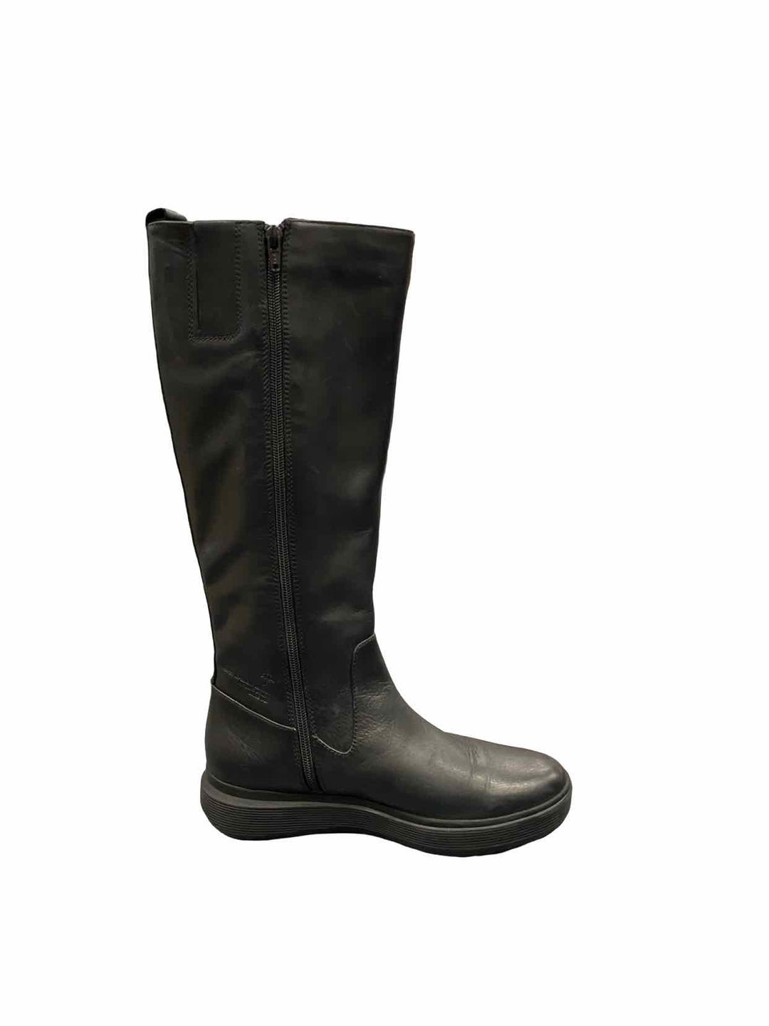 Naturalizer Shoe Size 8 Black Leather Torence Boots(knee)