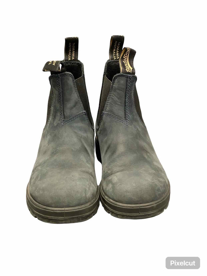 Blundstone Shoe Size 7 Blue Leather Classic Chelsea Boots(Ankle)