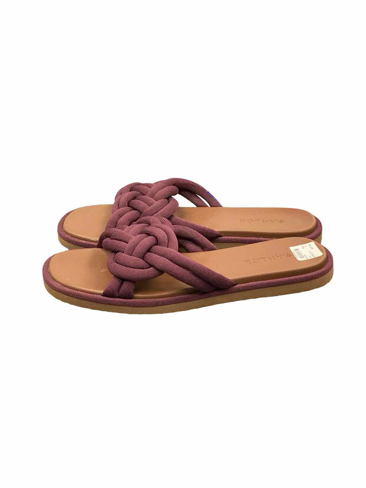 Rothy's Shoe Size 10.5 Purple Brown The Summer Sandals