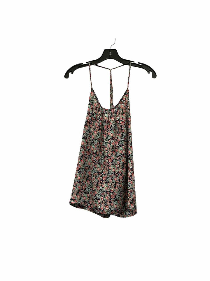 New York & Co. Size M Pink Blue Floral Tank Top