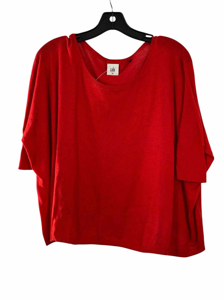 Cabi Size XS Red Short Sleeve Shirts