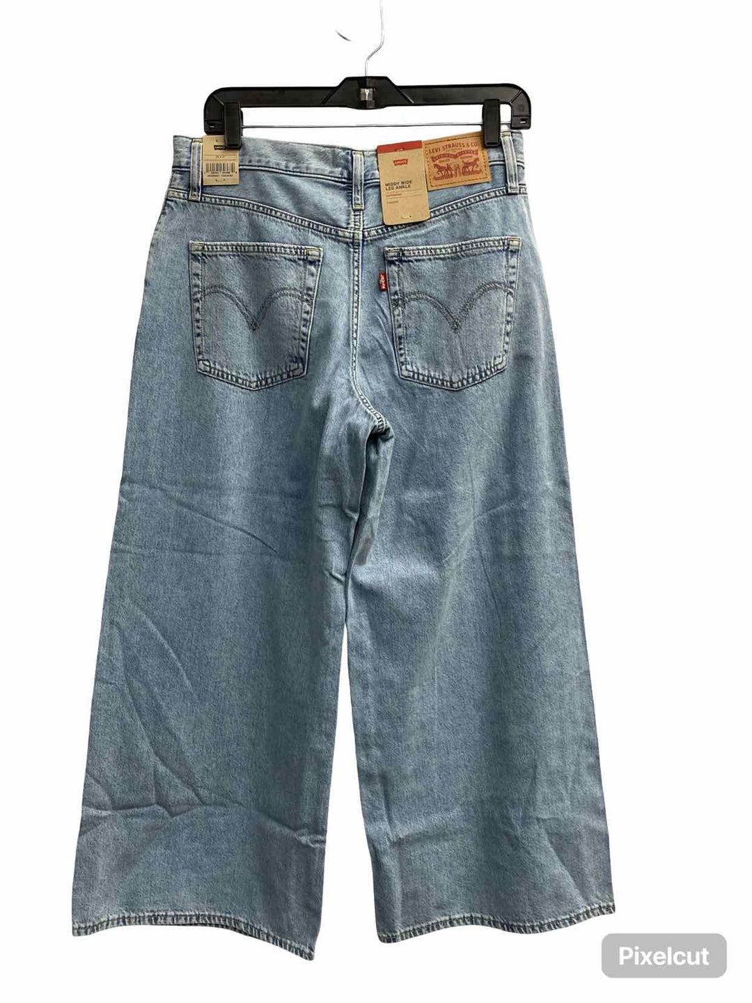 Levi's Premium Size 29 x 27 Middy Wide Leg Ankle Retail Jeans