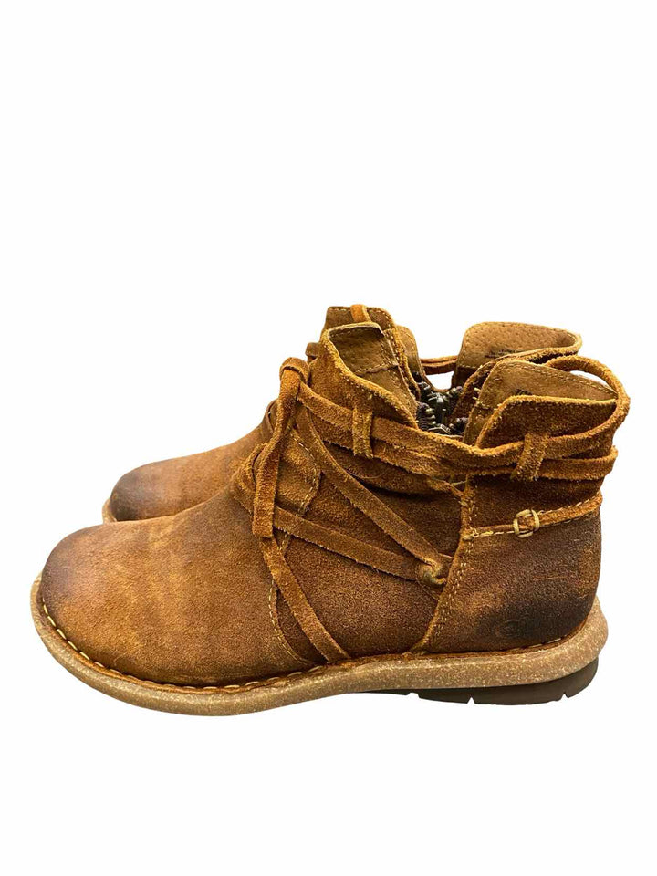 Born Shoe Size 7 Brown Leather Tarkiln Boots(Ankle)