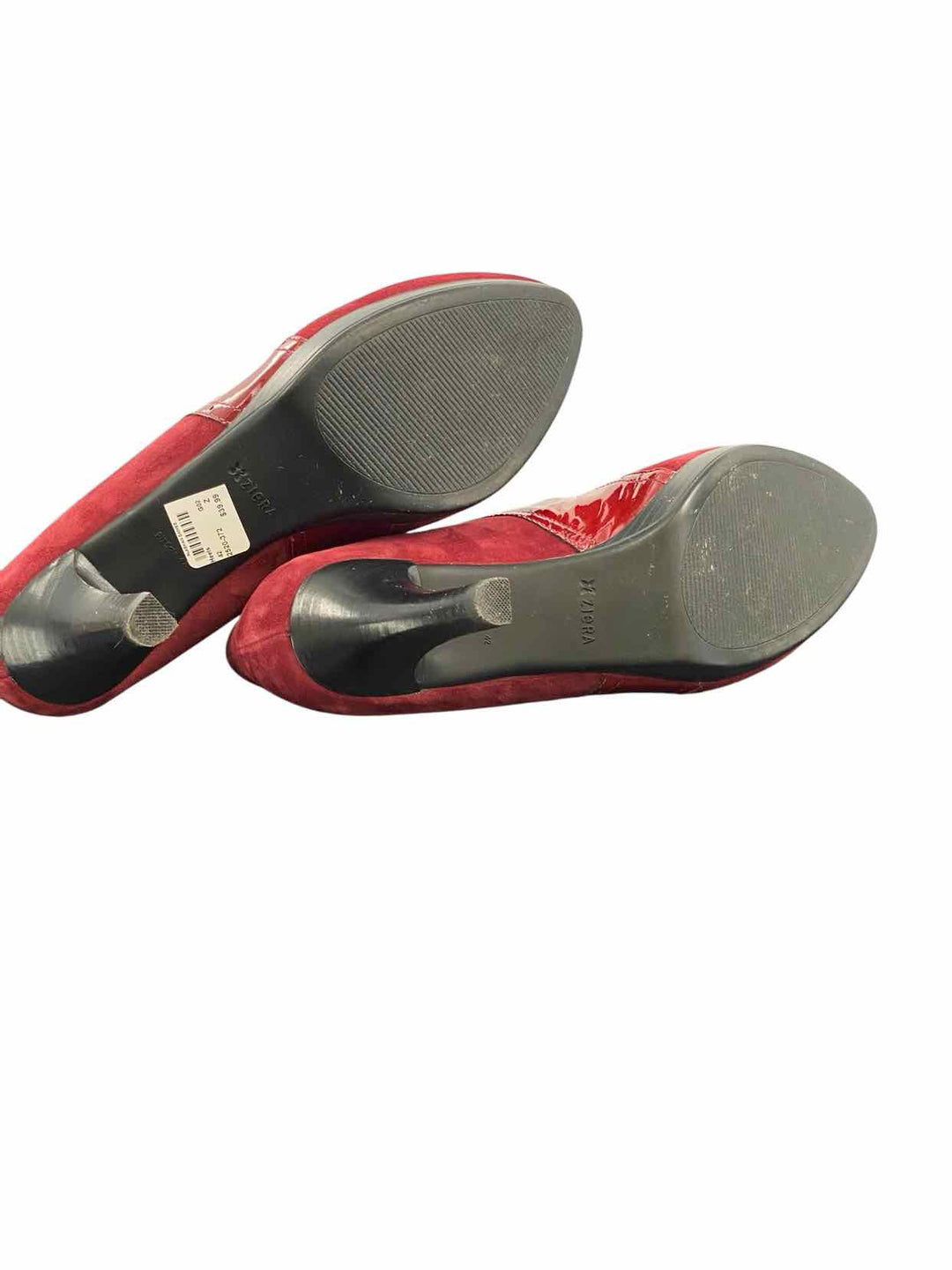 Ziera Shoe Size 42 Red Suede Heels