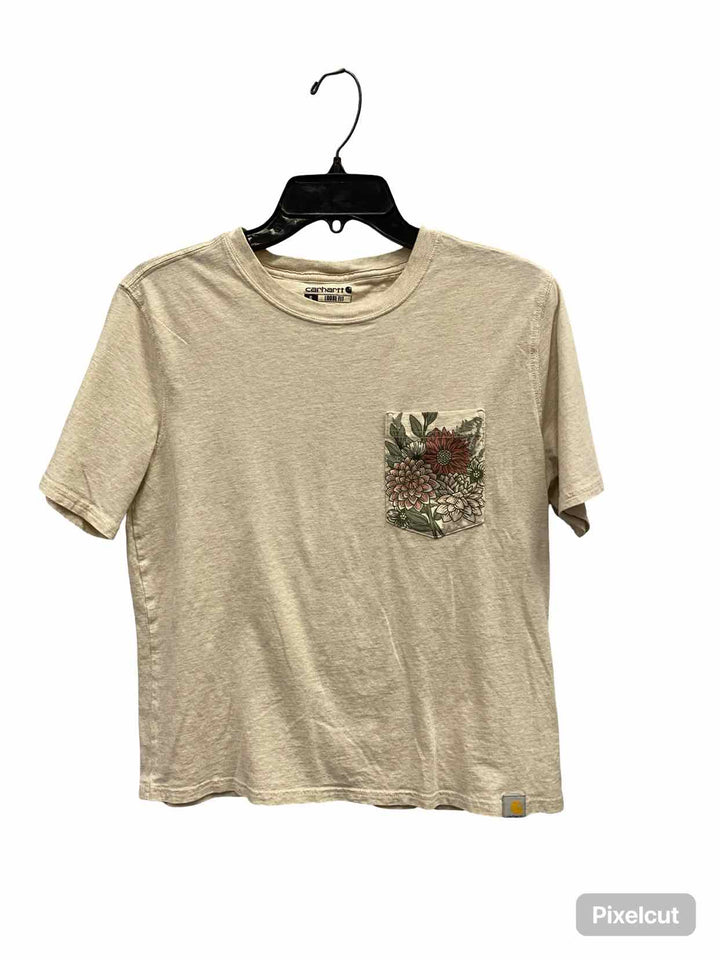 Carhartt Size S Cream Short Sleeve Shirts