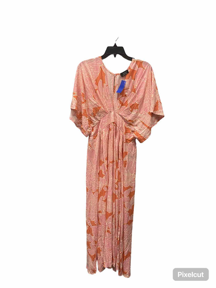 VICI Size XL Pink Orange Floral Dress