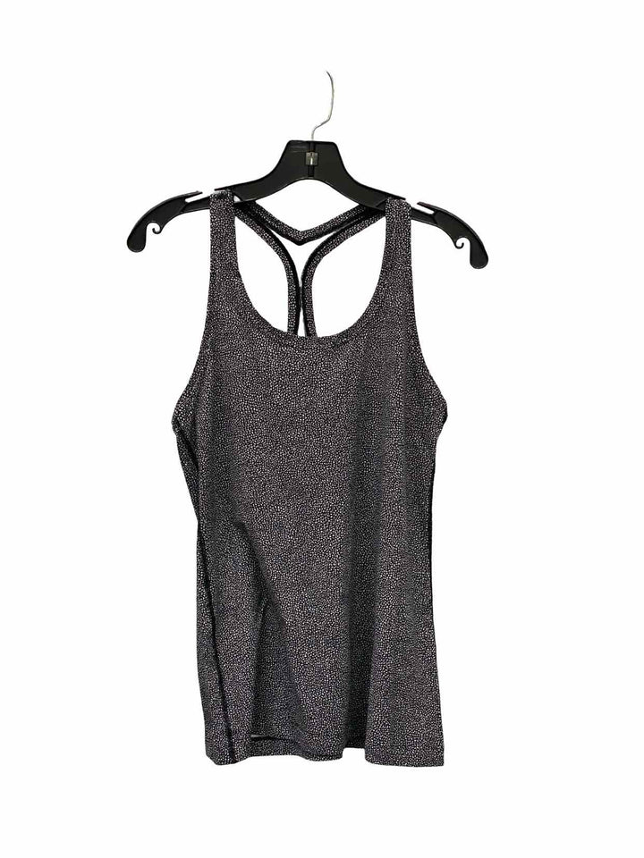 Lululemon Size M Black White Athletic Tank Top