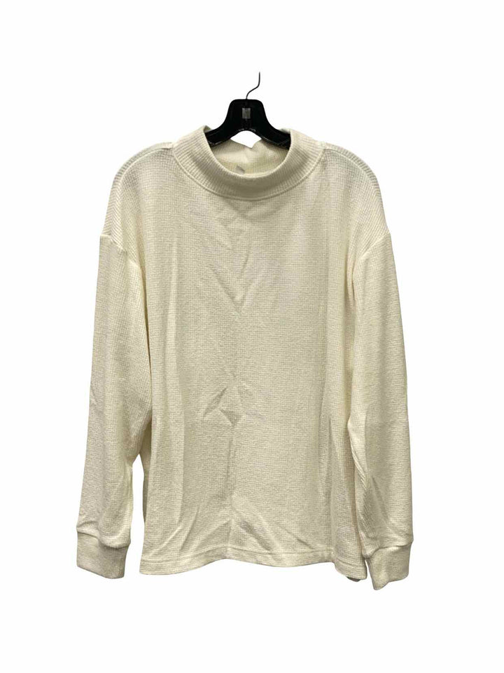 Zella Size 1X White Sweater