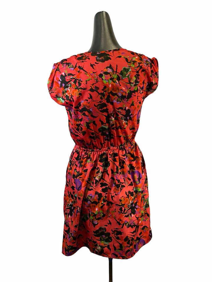 Angie Size S Red Multi Floral Dress