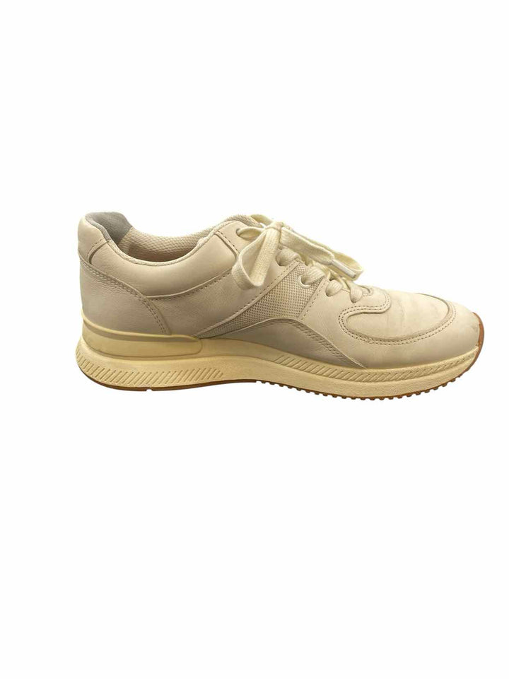 Everlane Shoe Size 8 Cream Leather Sneakers