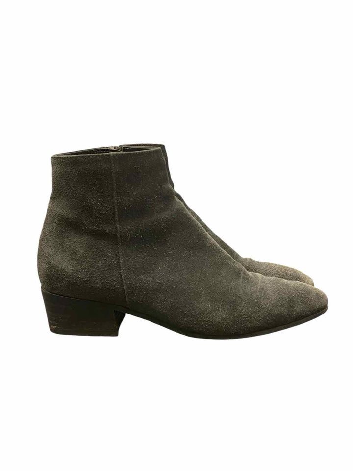 Aquatalia Shoe Size 6.5 Gray Suede Boots(Ankle)