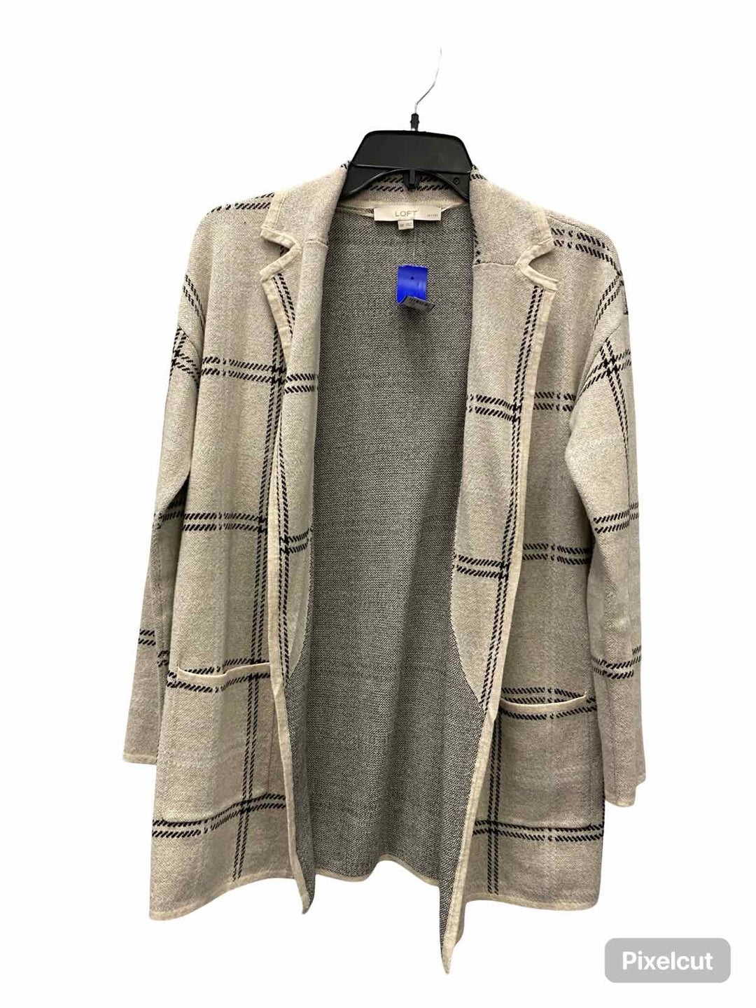 Loft Size S Beige Black 100% cotton Sweater
