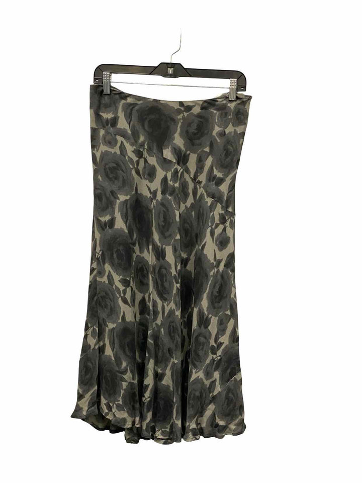 Jones New York Size 8 Gray Floral Skirt