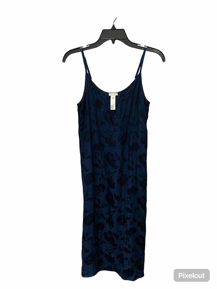 Hanro Size XS Blue Black Floral Dress