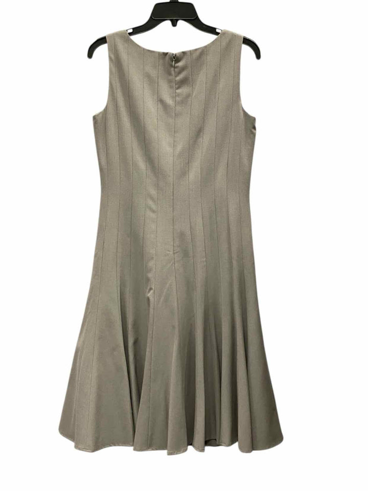 Calvin Klein Size 6 Grey Dress