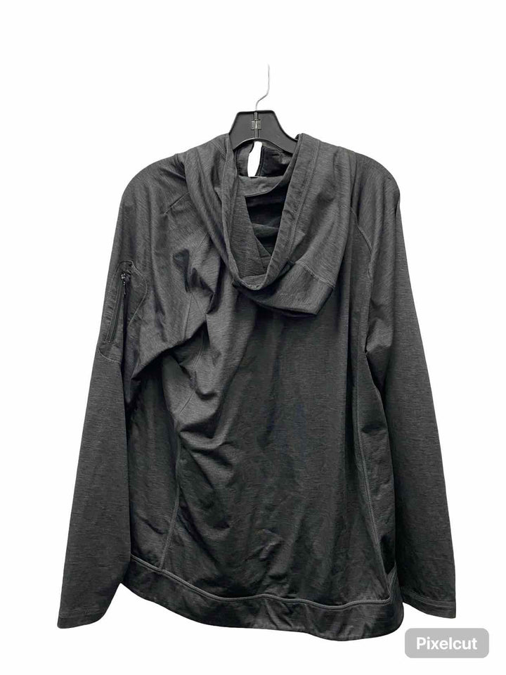 J Jill Size XL Grey Athletic Long Sleeve