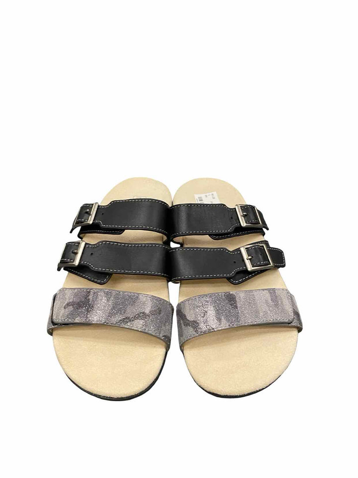 spenco Shoe Size 7 Black Tan Sandals