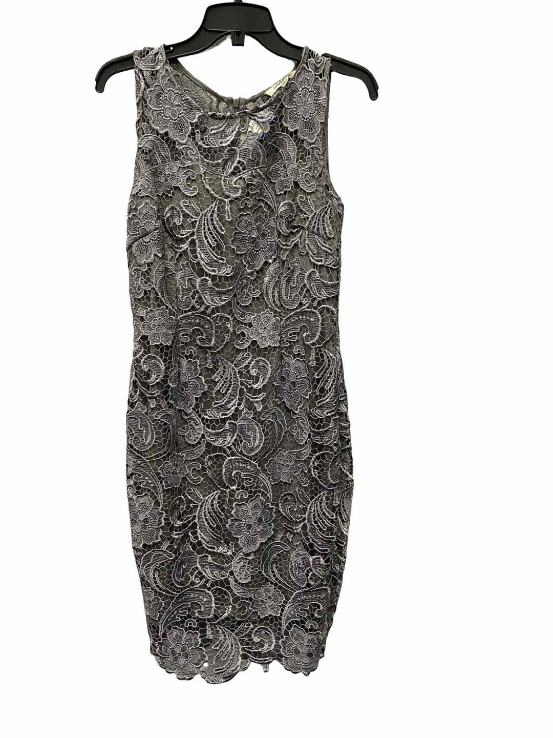 Littlesmilt Size M Gray Lace Dress