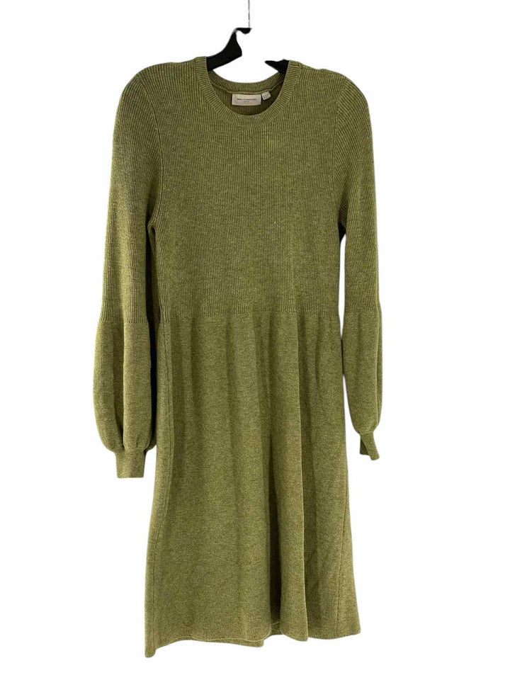 Carmakoma Size XL Green Knit Dress