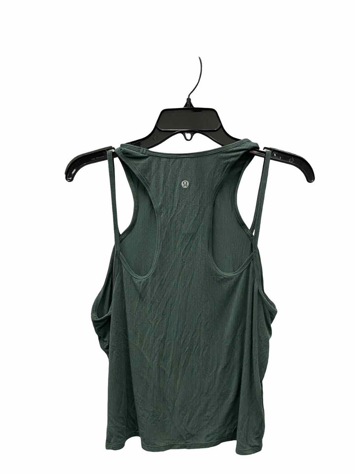 Lululemon Size 14 Green Athletic Tank Top