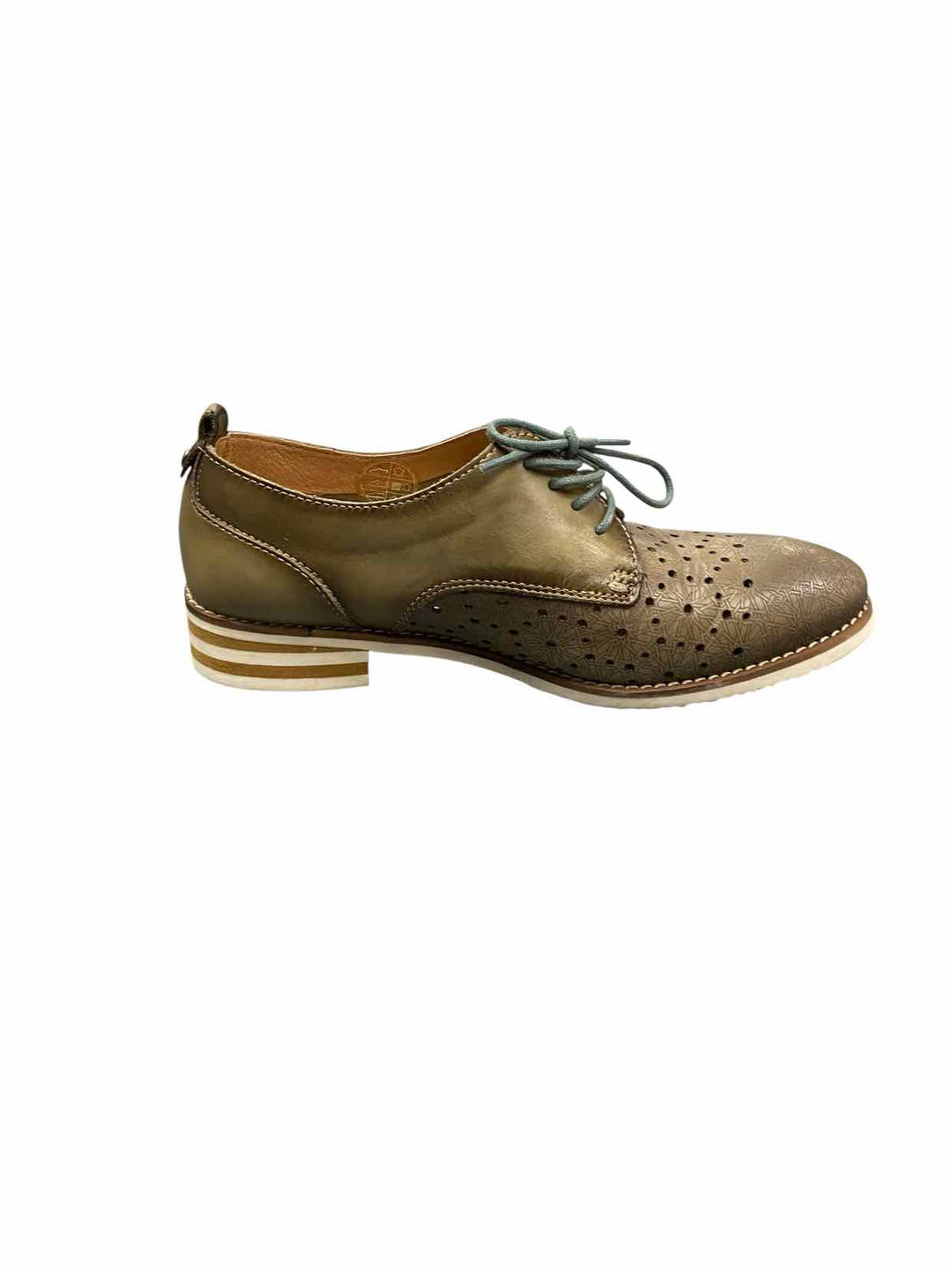 Pikolinos Shoe Size 36 Olive Leather Royal Derby Loafers