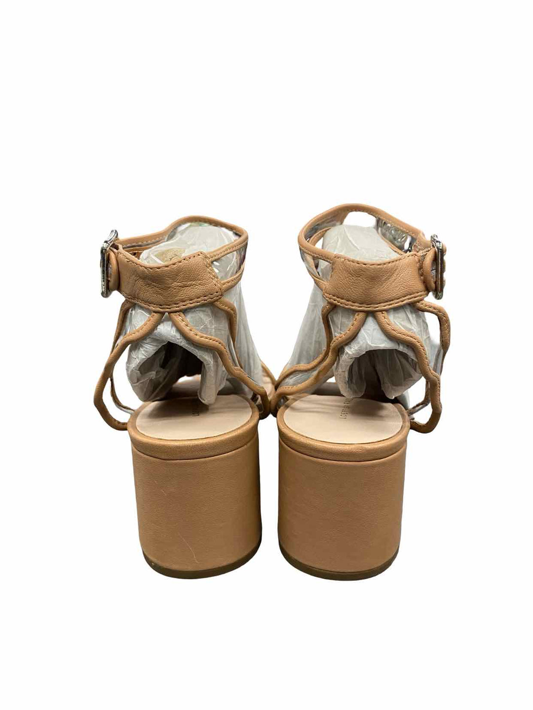 Loeffler Randall Shoe Size 9 Tan Scalloped Heels