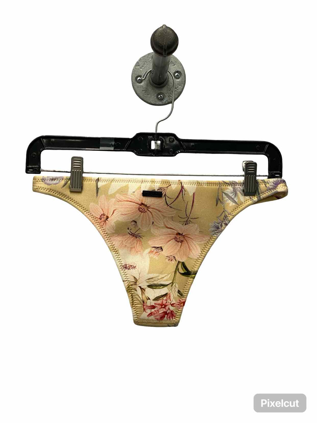 TRIANGL Size S Beige Floral Neoprene Swimsuit Bottom
