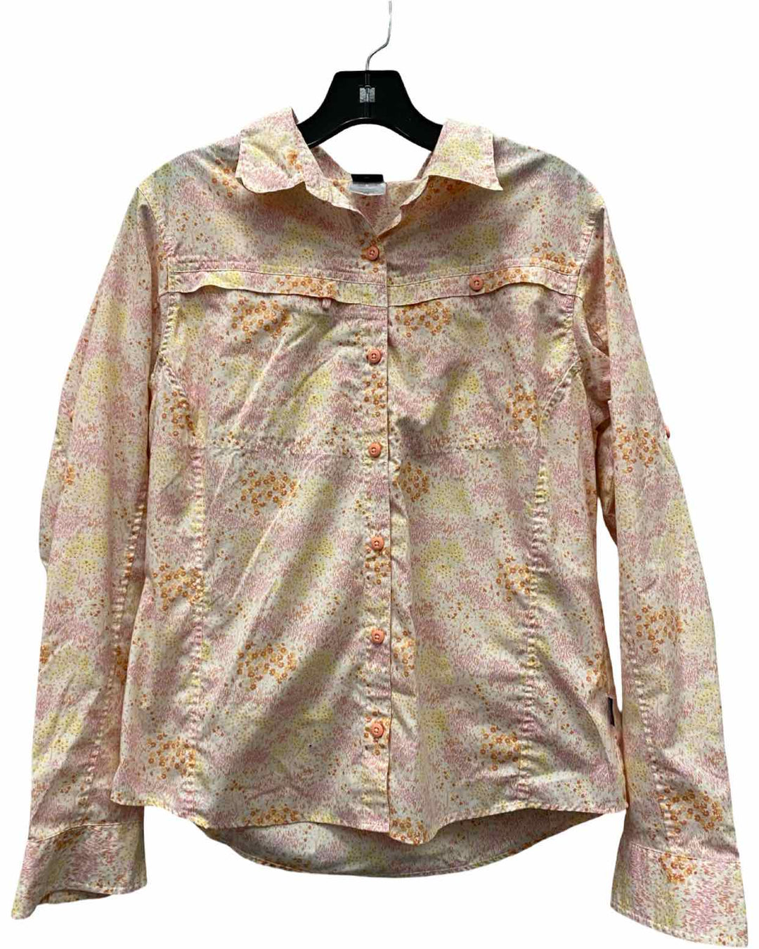 Patagonia Size 12 Pink Print Long Sleeve Shirts