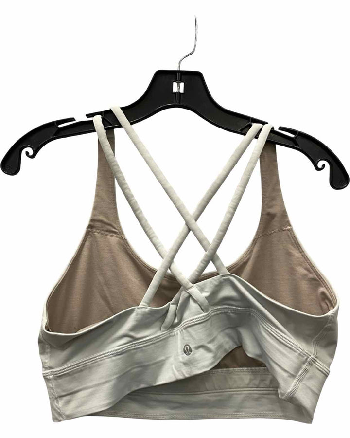 Lululemon Size 12 White Athletic Bra