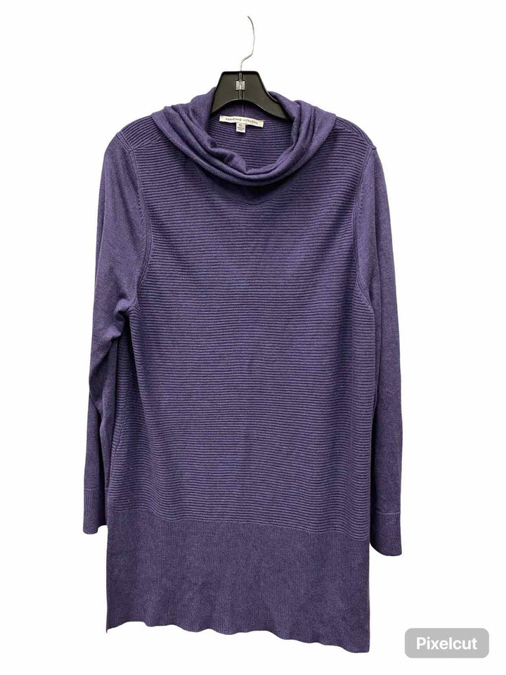 Adrienne Vittadini Size XL Purple Long Sleeve Shirts