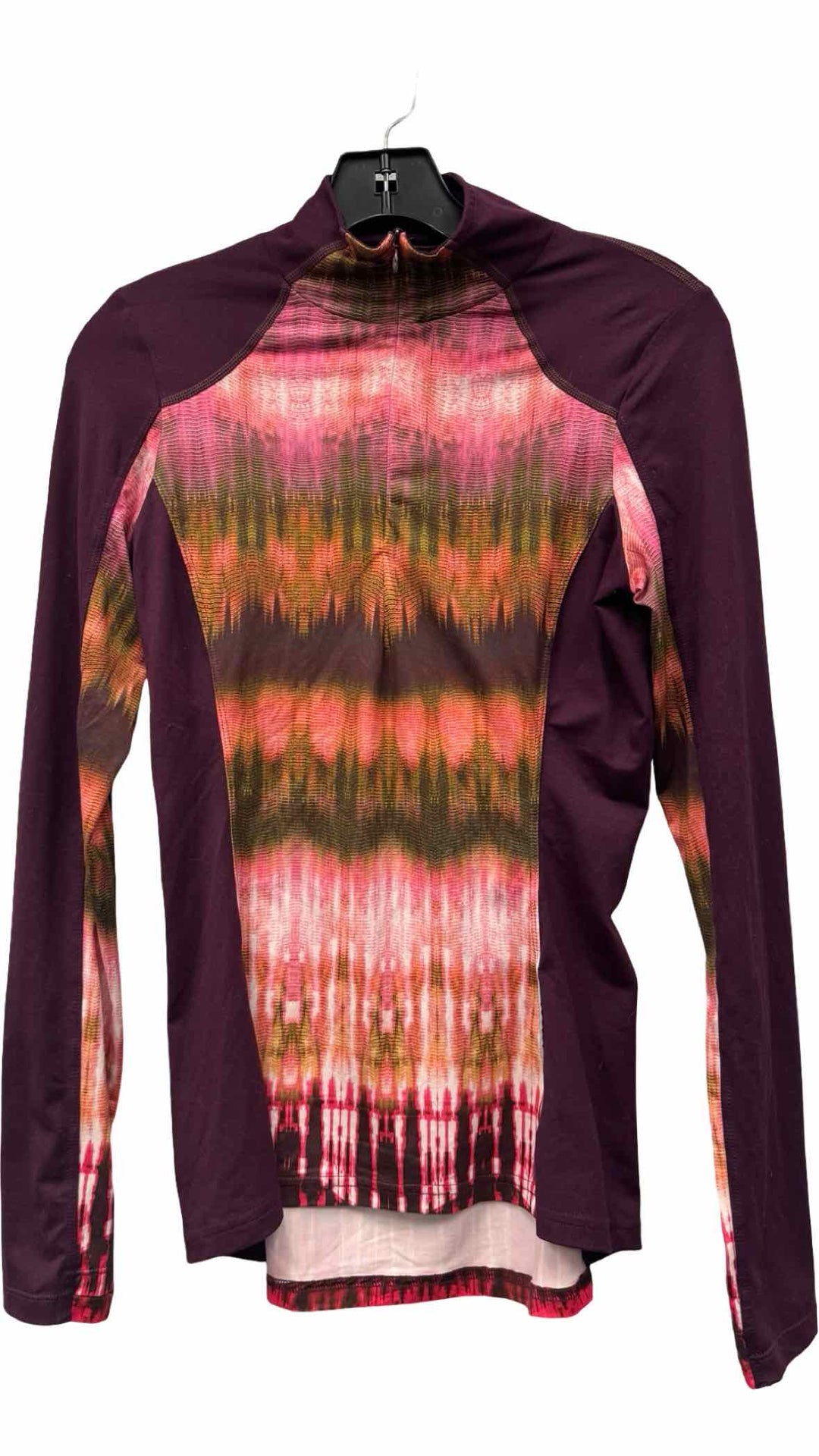 PrAna Size XS Purple Multi Print Athletic Jacket