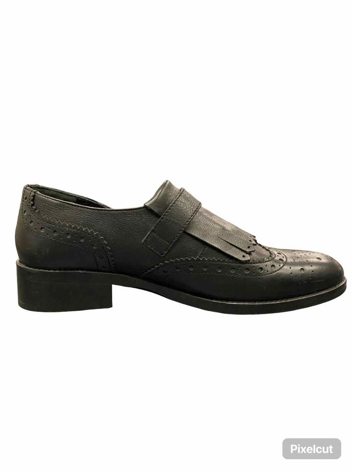 Dune London Shoe Size 41 Black Leather Gospel Loafers