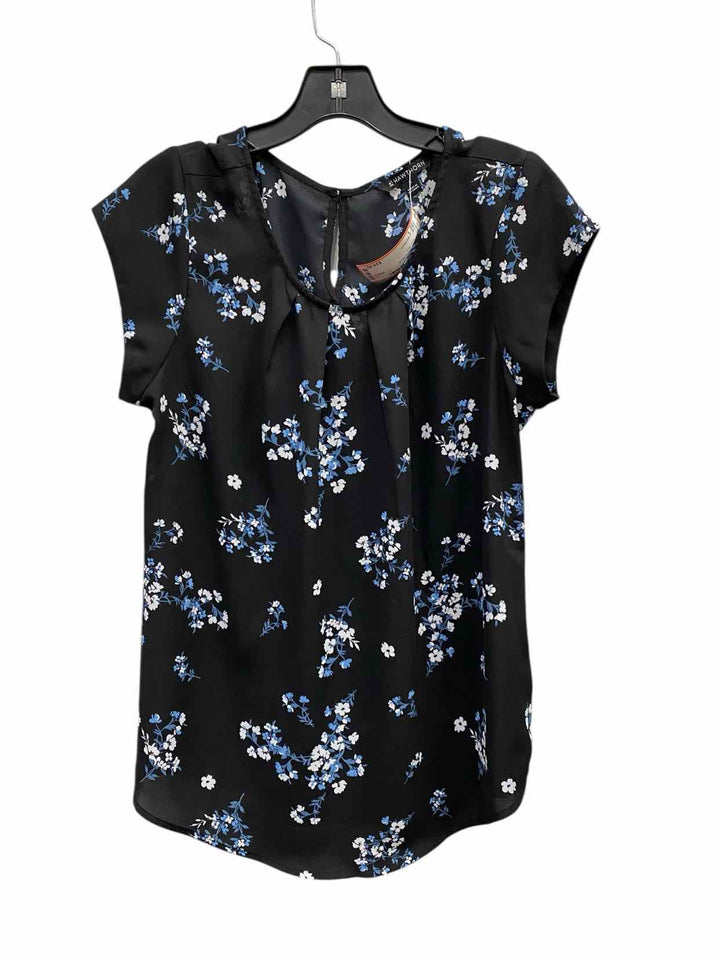 41 Hawthorn Size L Black Blue Short Sleeve Shirts