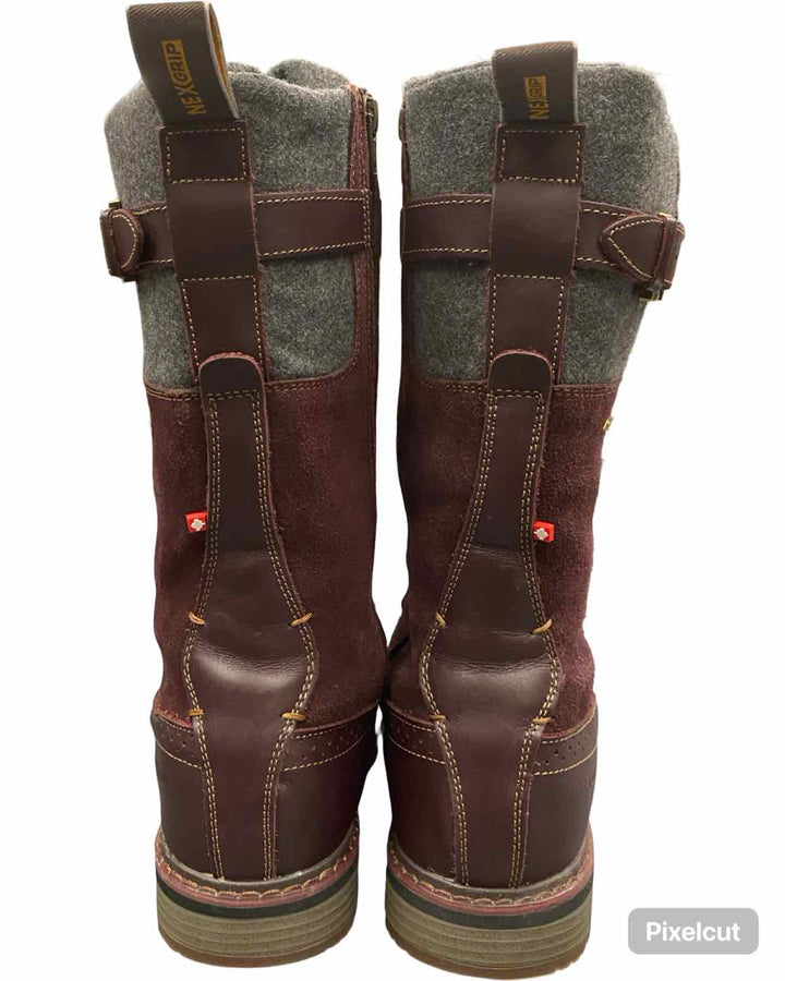 Nex Grip Shoe Size 10 Burgundy Ice Jenna 6.0 Winter Boots(knee)