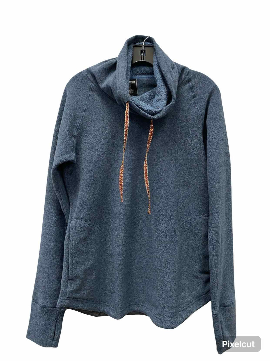 Sherpa Size M Blue Fleece Long Sleeve Shirts