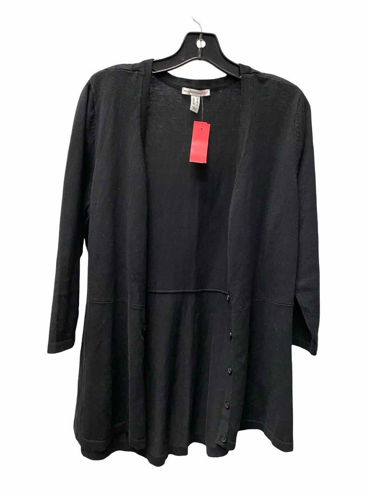 Isaac Mizrahi Live! Size M Black Long Sleeve Shirts