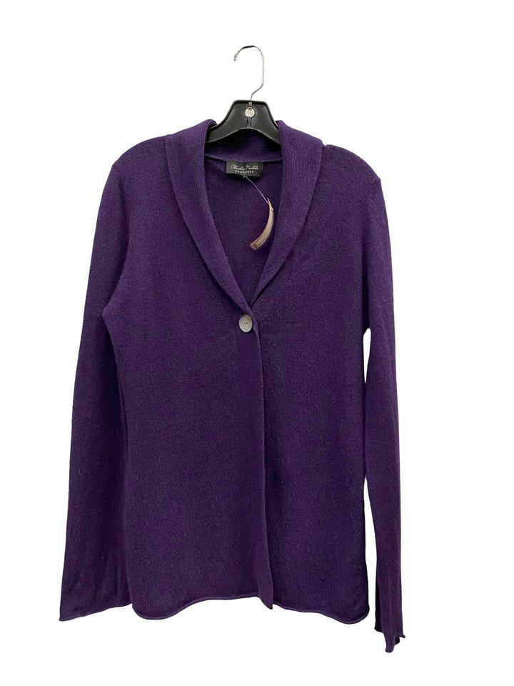 Claudia Nichole Cashmere Size XL Purple 100% cashmere Sweater