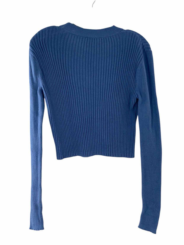 Cabi Size XS Blue Ribbed Sweater