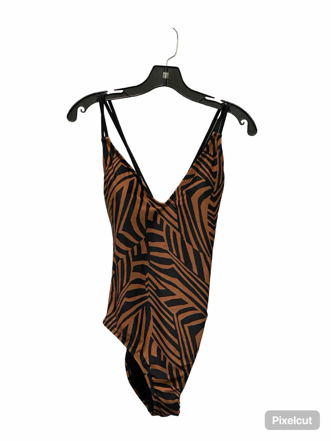 hurley Size M Brown Black Swimsuit