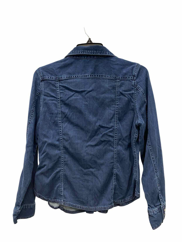 White House Black Market Size S/M Blue Jacket