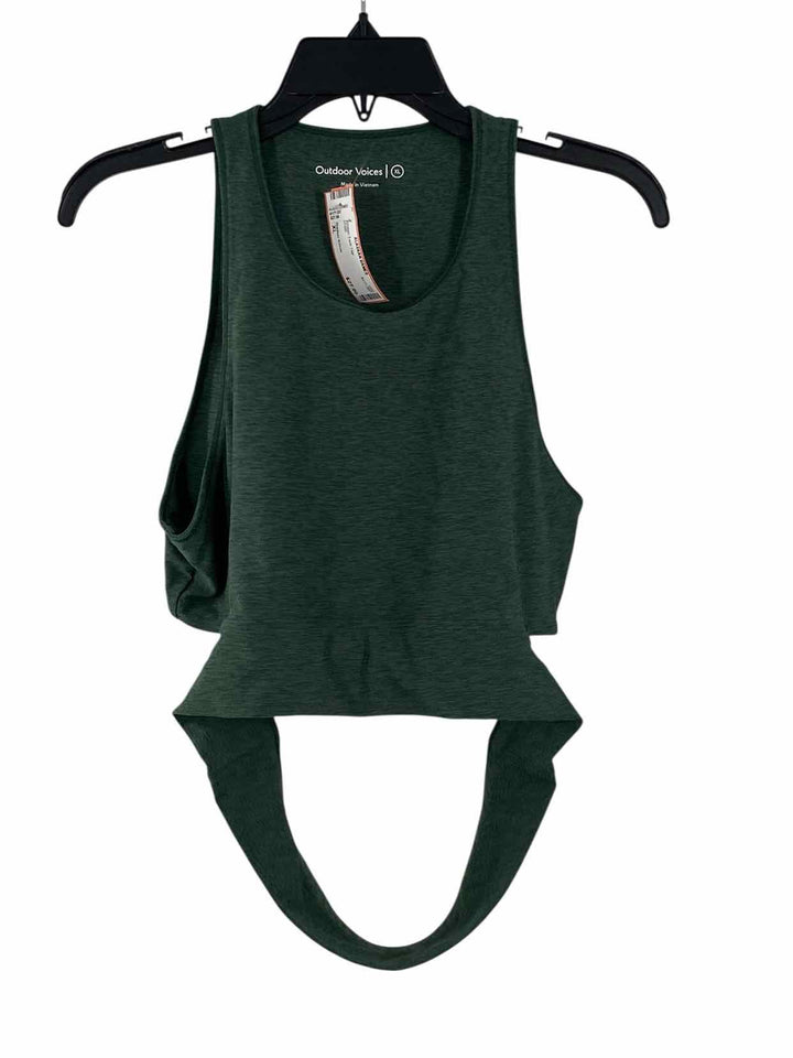 Outdoor Voices Size XL Green Athletic Tank Top